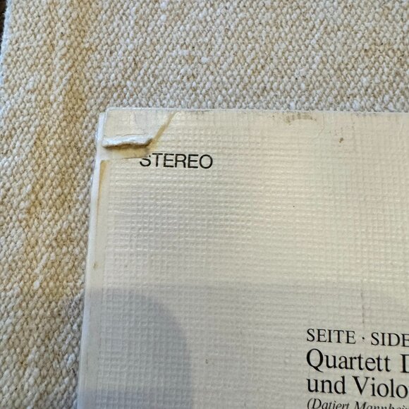 Mozart - Paul Meisen, Kreuzberger Streichquartett – Flötenquartette NM/EX Classi - Picture 4 of 10